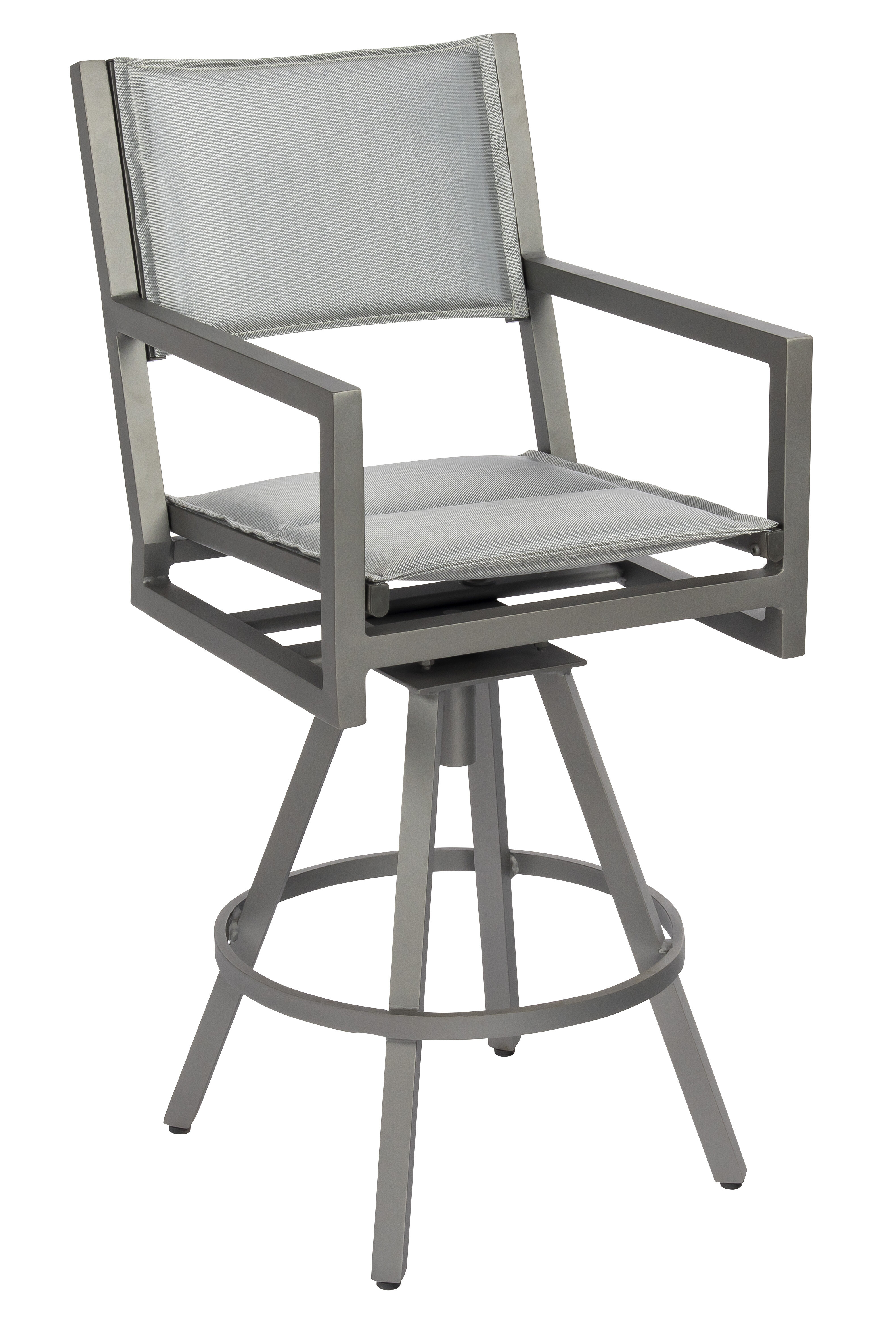 Palm Coast Padded Sling Swivel 305 Patio Bar Stool throughout dimensions 3156 X 4725