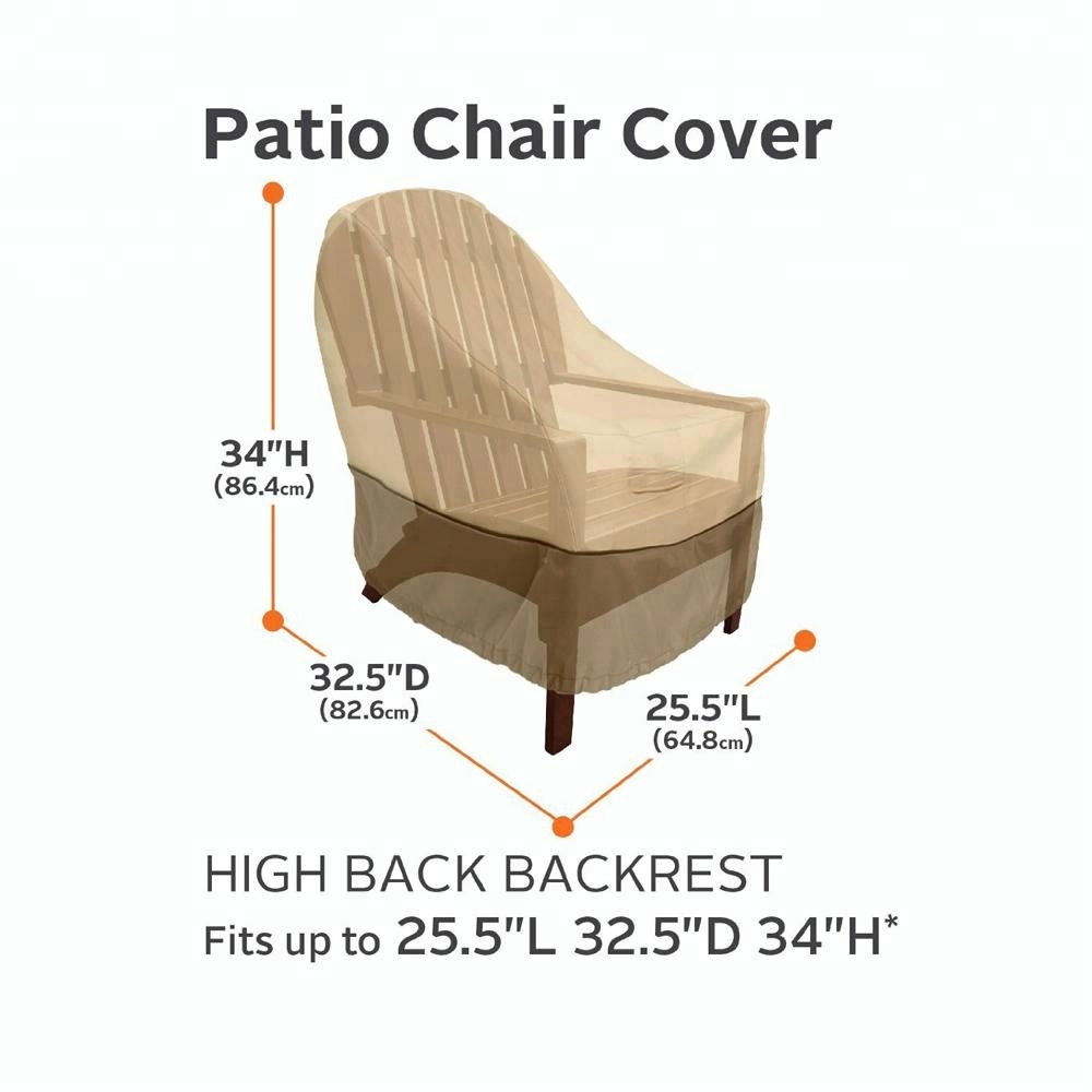 Patio Chair Cover 600d Pvc Outdoor Cover inside sizing 1000 X 1000