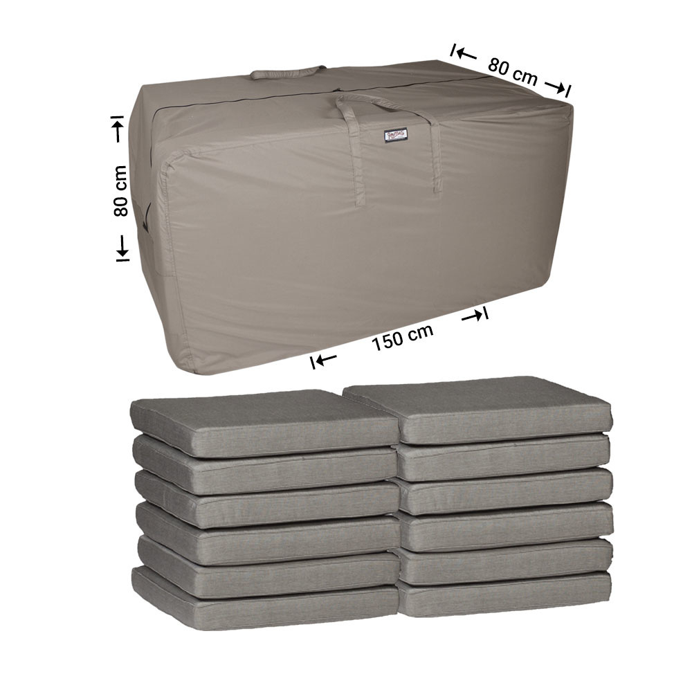 Patio Furniture Cushion Storage Bag 150 X 80 Cm Garden intended for proportions 1000 X 1000