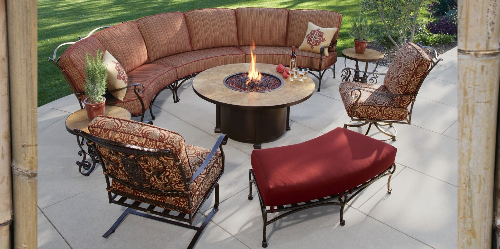 Patio Furniture Outdoor Wicker All Weather The Patio intended for dimensions 1601 X 800