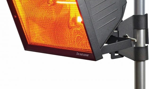 Patio Garden Infrared Heater With Mesh Grill 1300w Aluminium Die Cast for measurements 1113 X 1600