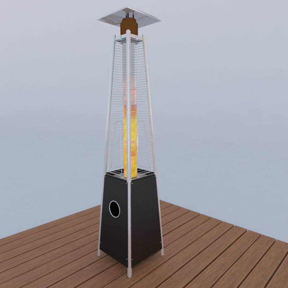 Patio Heater 3d Model Cgstudio with regard to proportions 920 X 920