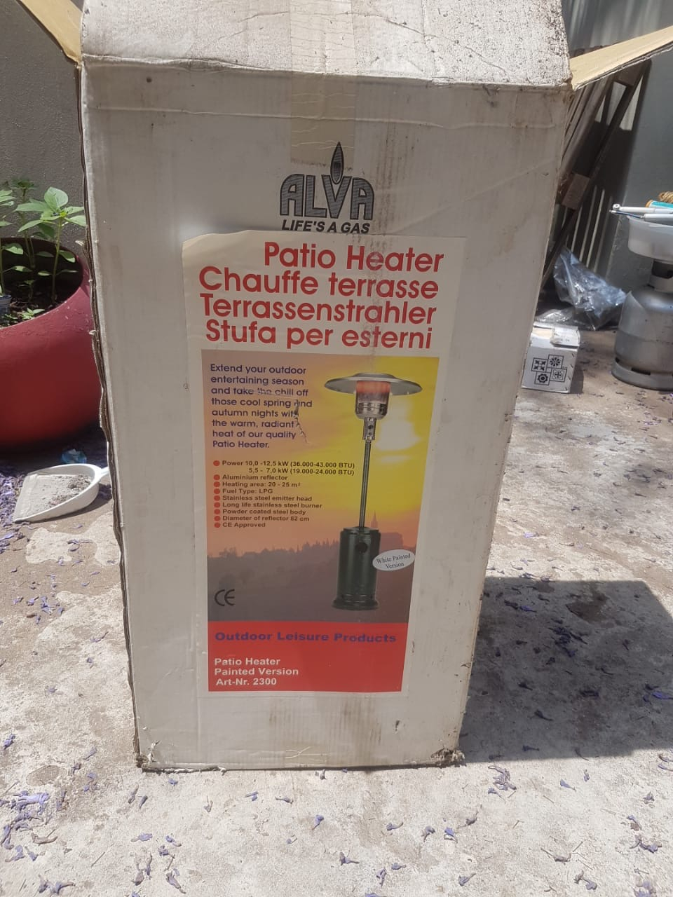 Patio Heater Alva regarding measurements 960 X 1280