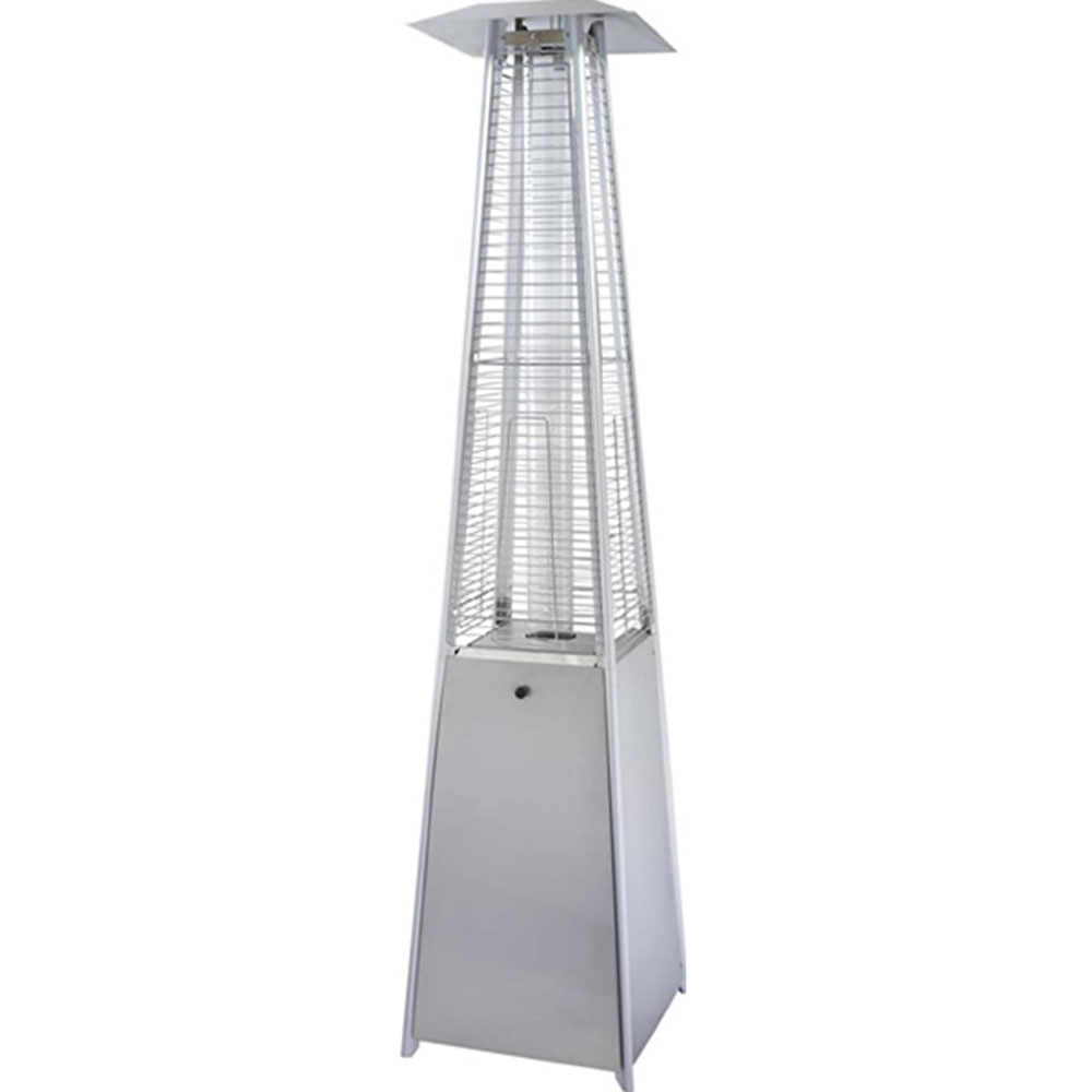 Patio Heater Triangle Stainless Steel throughout measurements 1000 X 1000