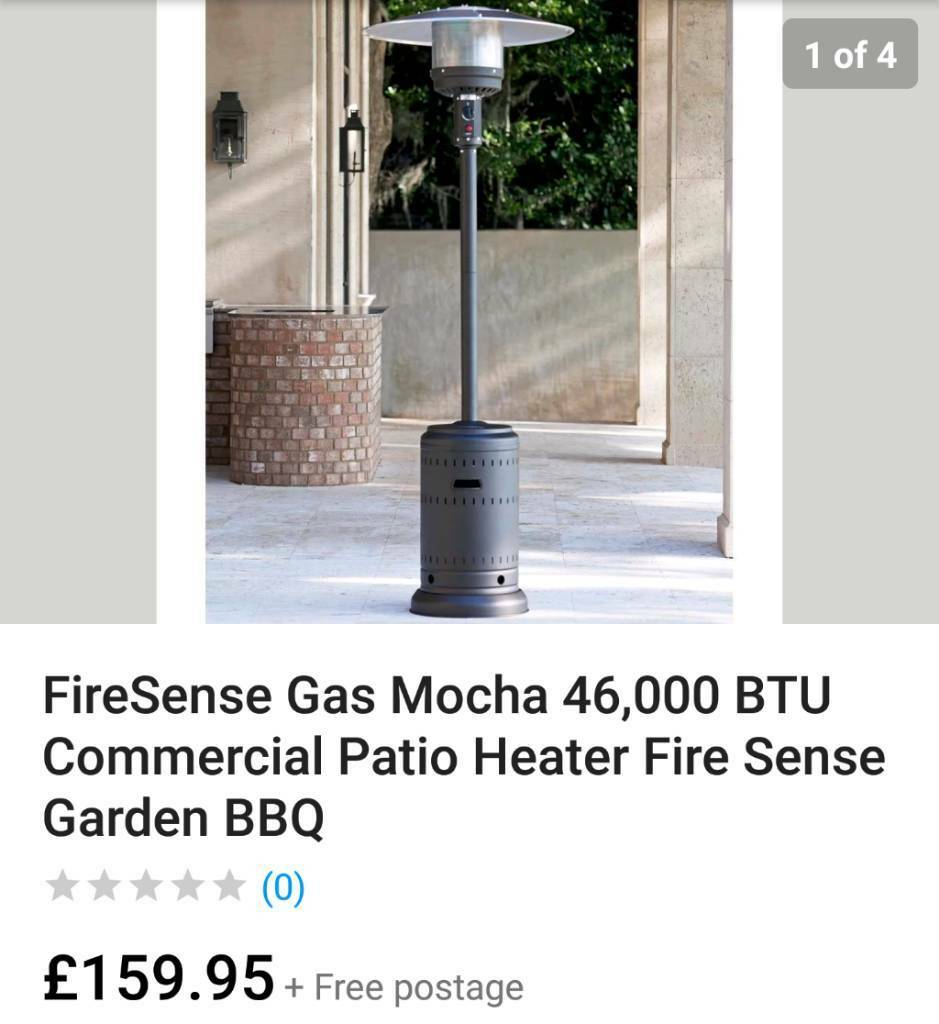 Patio Heaters Mocha Patio Heater 46000 Btus Patio Garden intended for proportions 939 X 1024