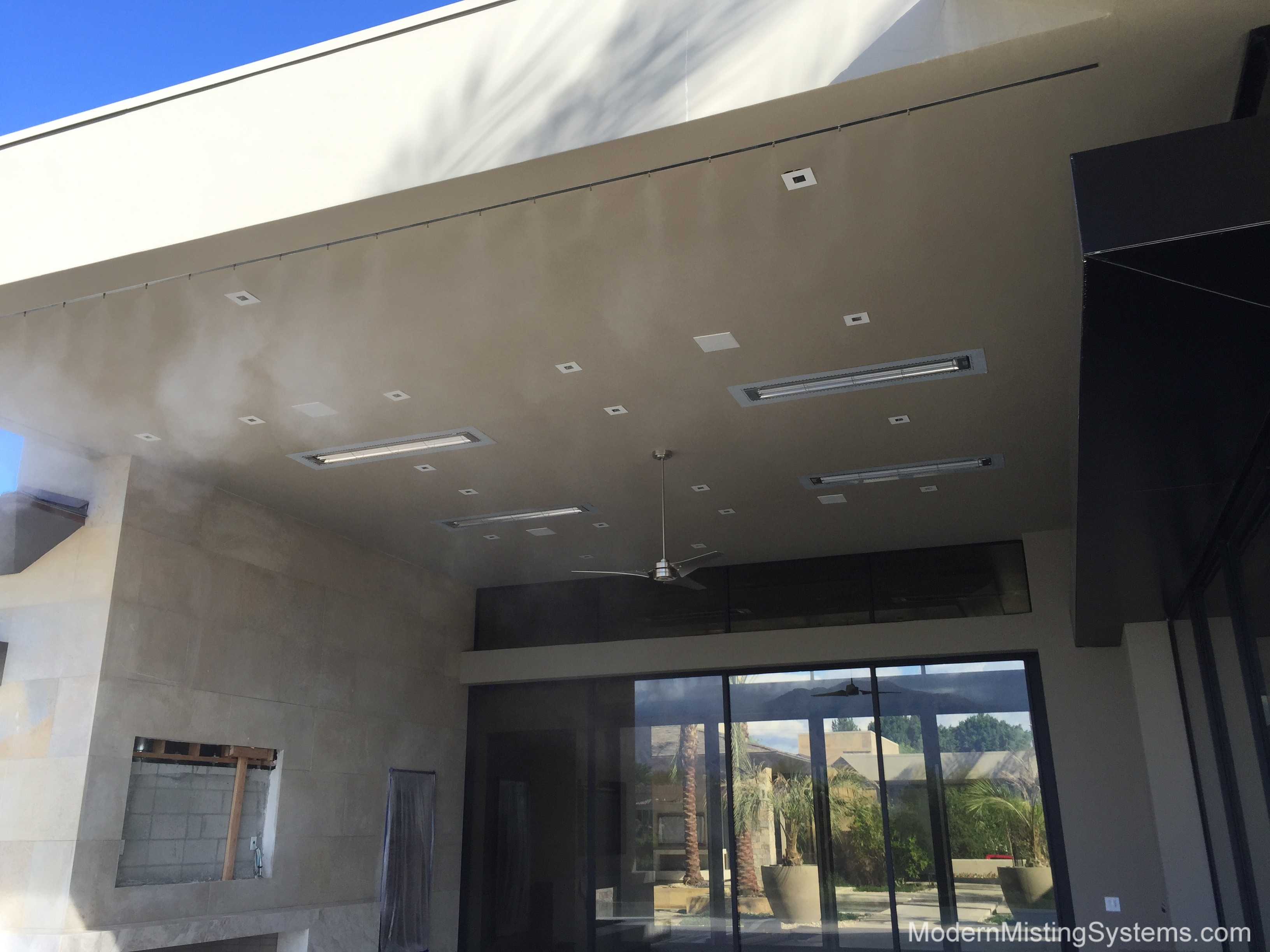 Patio Heaters Modern Misting Systems For Palm Springs And pertaining to size 3264 X 2448