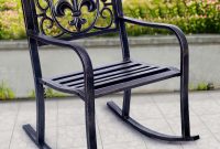 Patio Lawn Garden Outdoor Patio Iron Scroll Rocker Chair in sizing 1200 X 1200