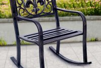 Patio Lawn Garden Outdoor Patio Iron Scroll Rocker Chair pertaining to sizing 1200 X 1200