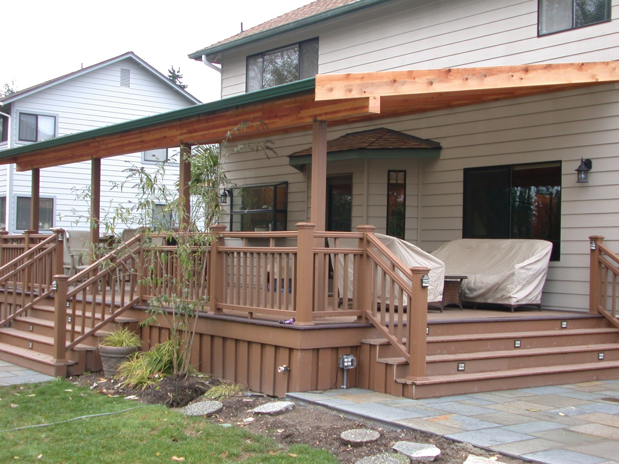 Patio Overhang Elegant Back Porch Designs Contemporary intended for dimensions 2048 X 1536