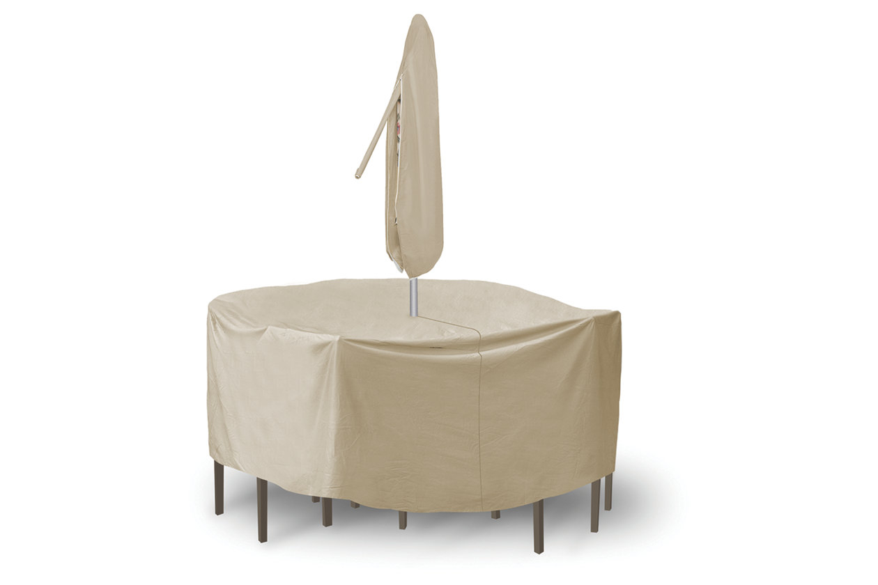 Patio Round 48 54 Table High Back Chairs And Umbrella with regard to dimensions 1260 X 840