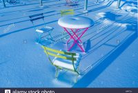 Patio Tables With Snow St Patricks Island Park Calgary inside measurements 1300 X 957