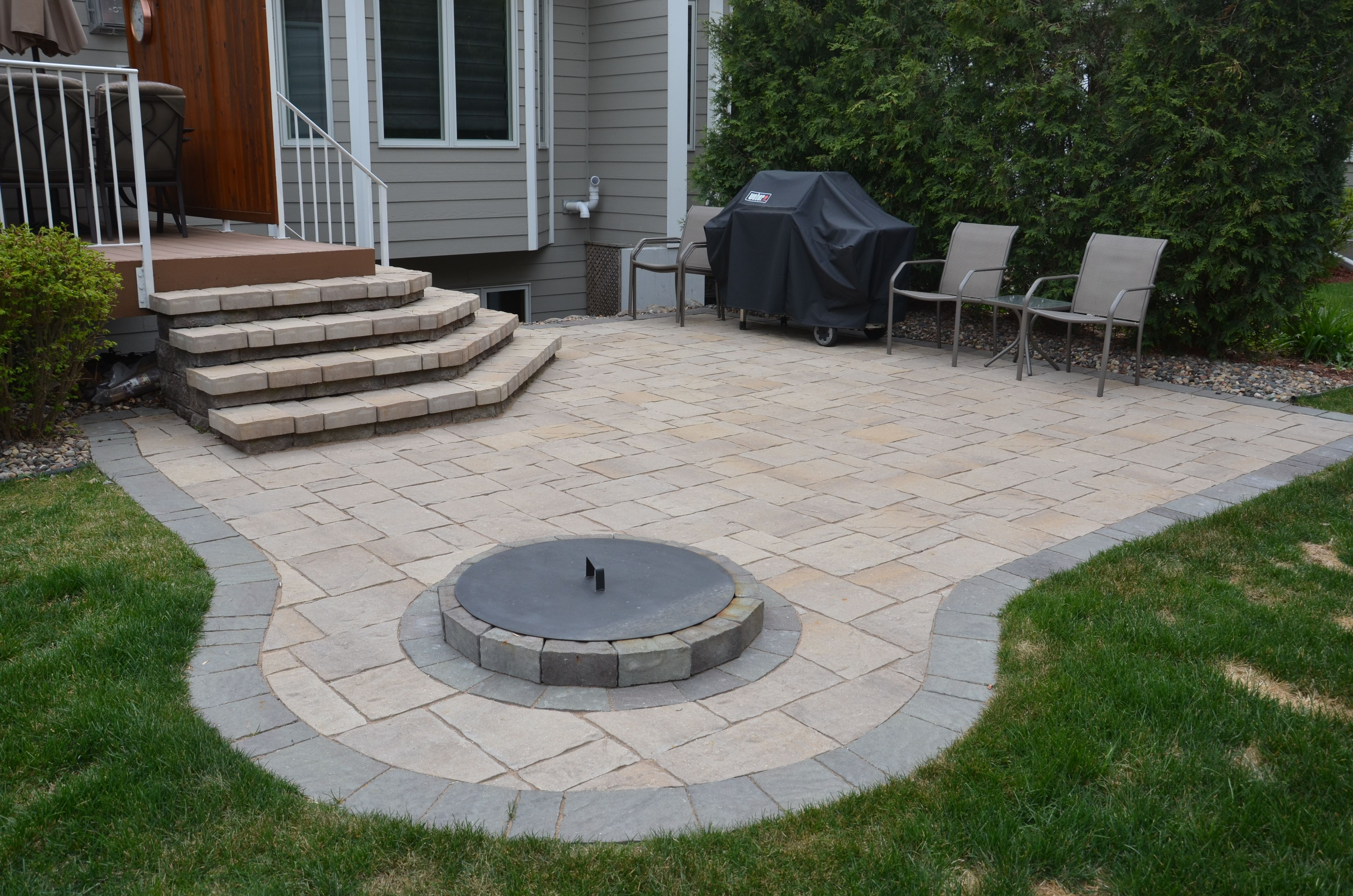 Paver Patio Designs With Fire Pit Amazing With Best Of Paver with regard to sizing 4928 X 3264