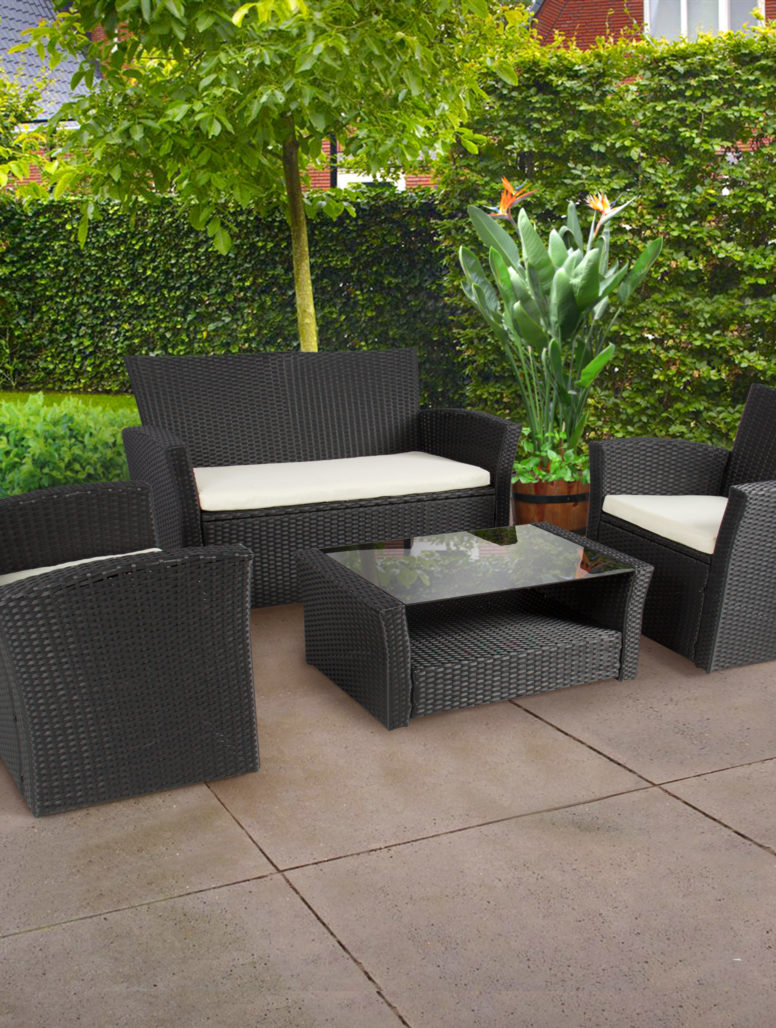 Pc Outdoor Patio Garden Furniture Wicker Rattan Sofa Set pertaining to sizing 776 X 1028