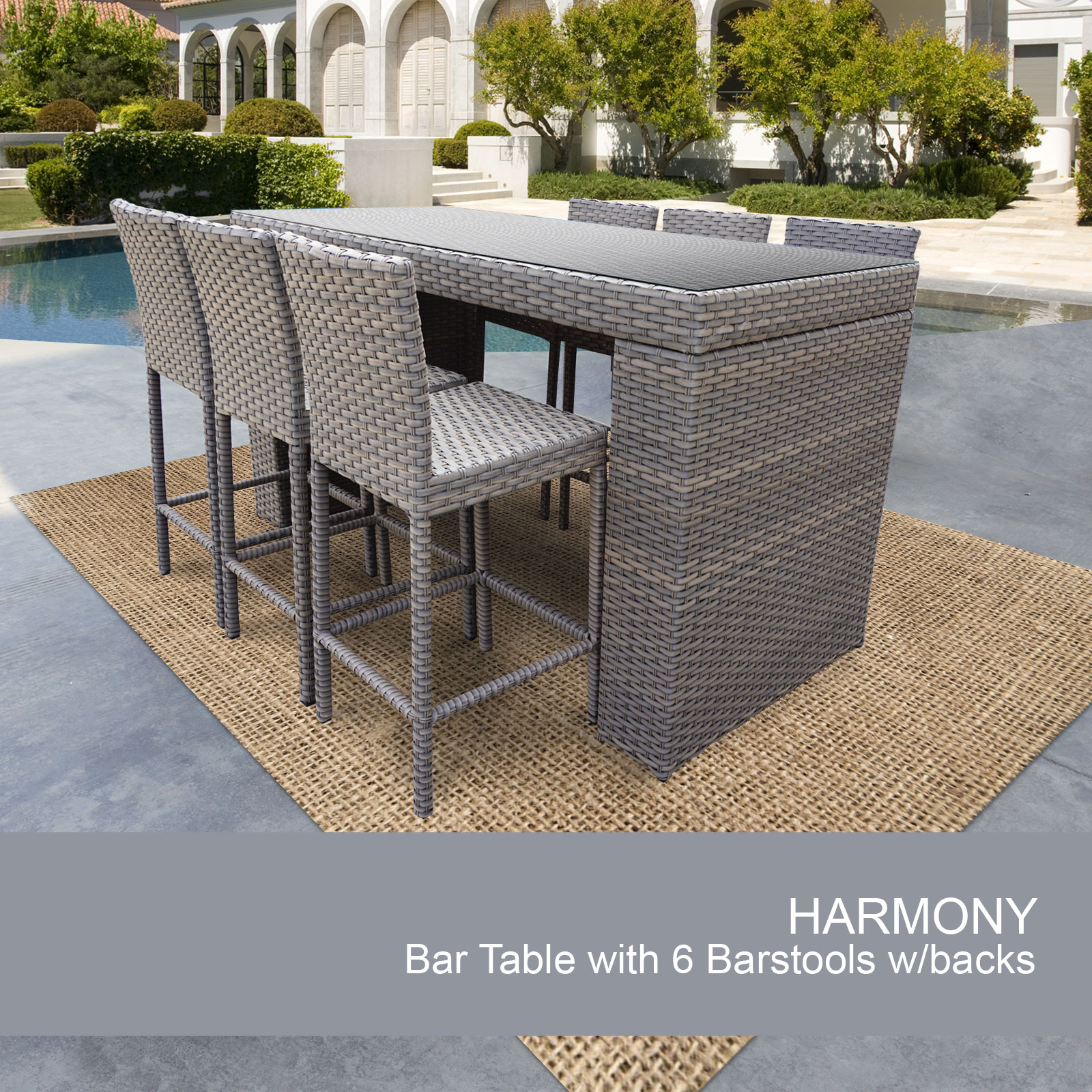 Piece Bar Bistro Chairs Furniture Patio Dining Table Costco for dimensions 1600 X 1600