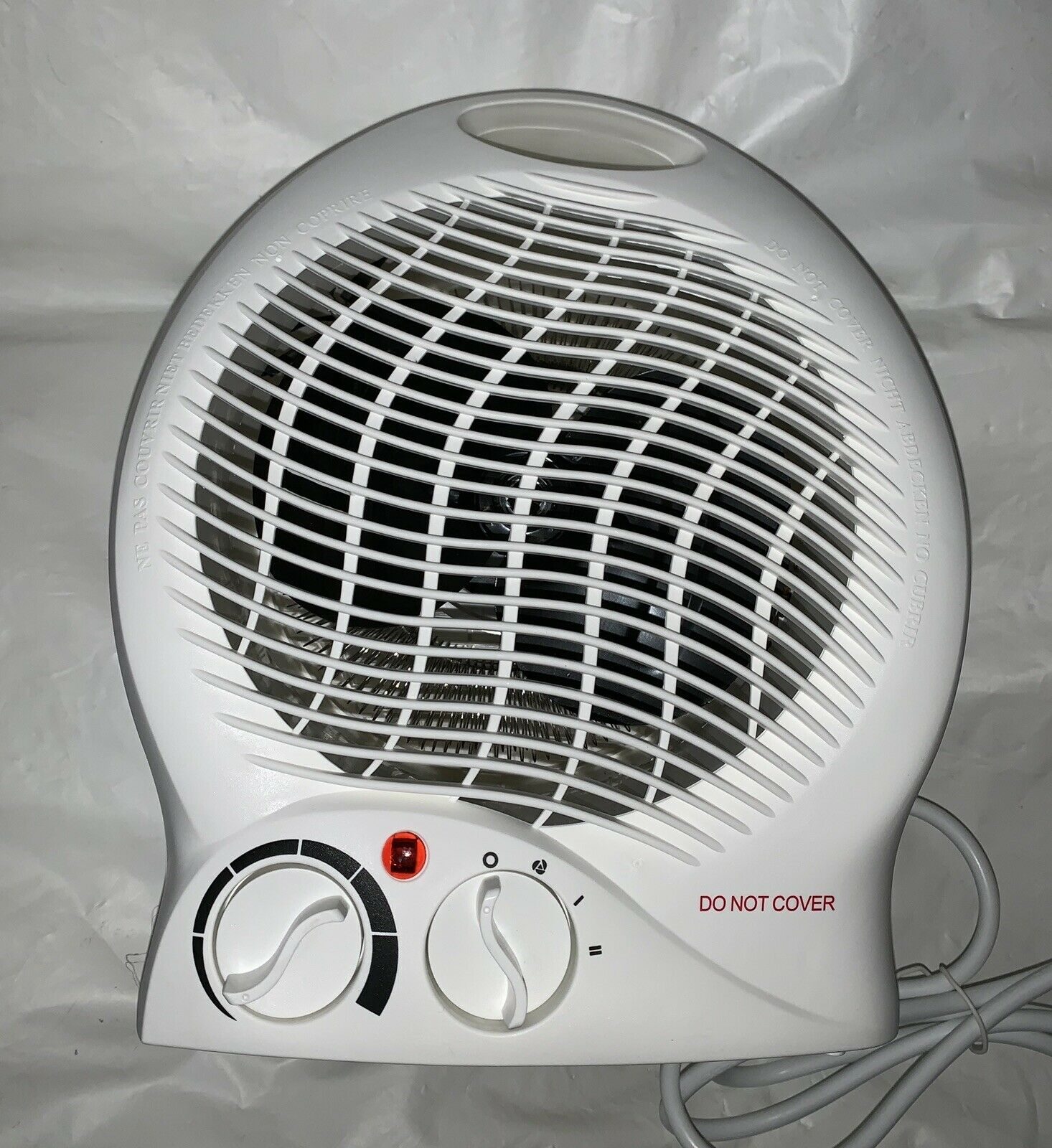 Portable Electric Fan Heater Dunelm Up To 2000w 2 Heat Settings inside size 1466 X 1600