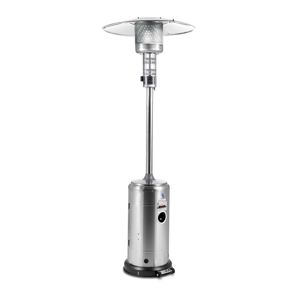 Portable Gas Patio Heater Silver for dimensions 1000 X 1000