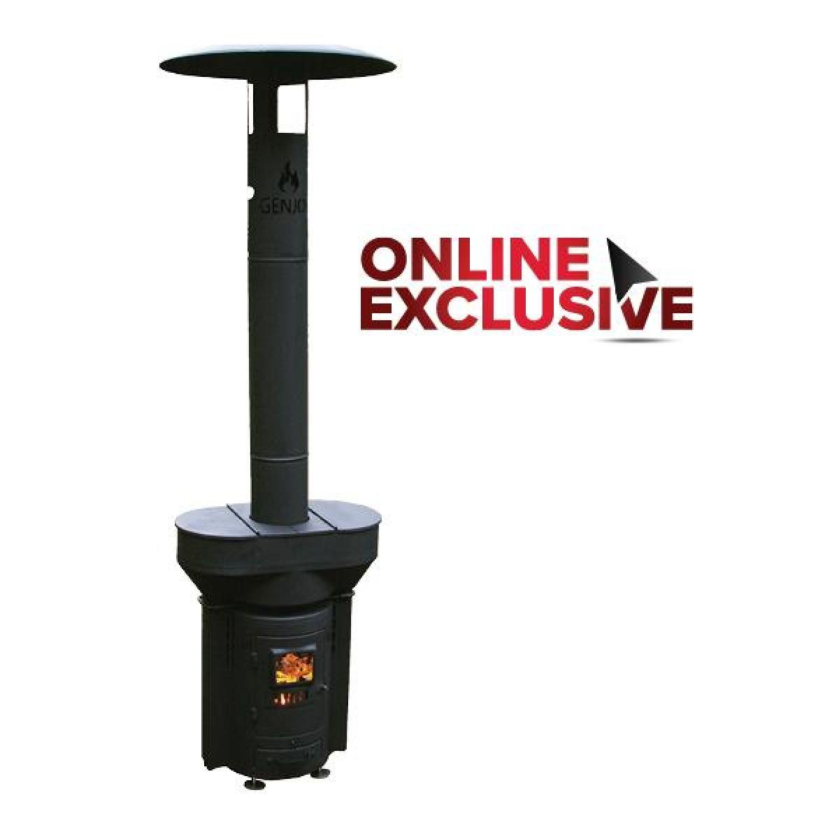 Q Flame Wood Pellet Outdoor Heater pertaining to dimensions 1200 X 1200