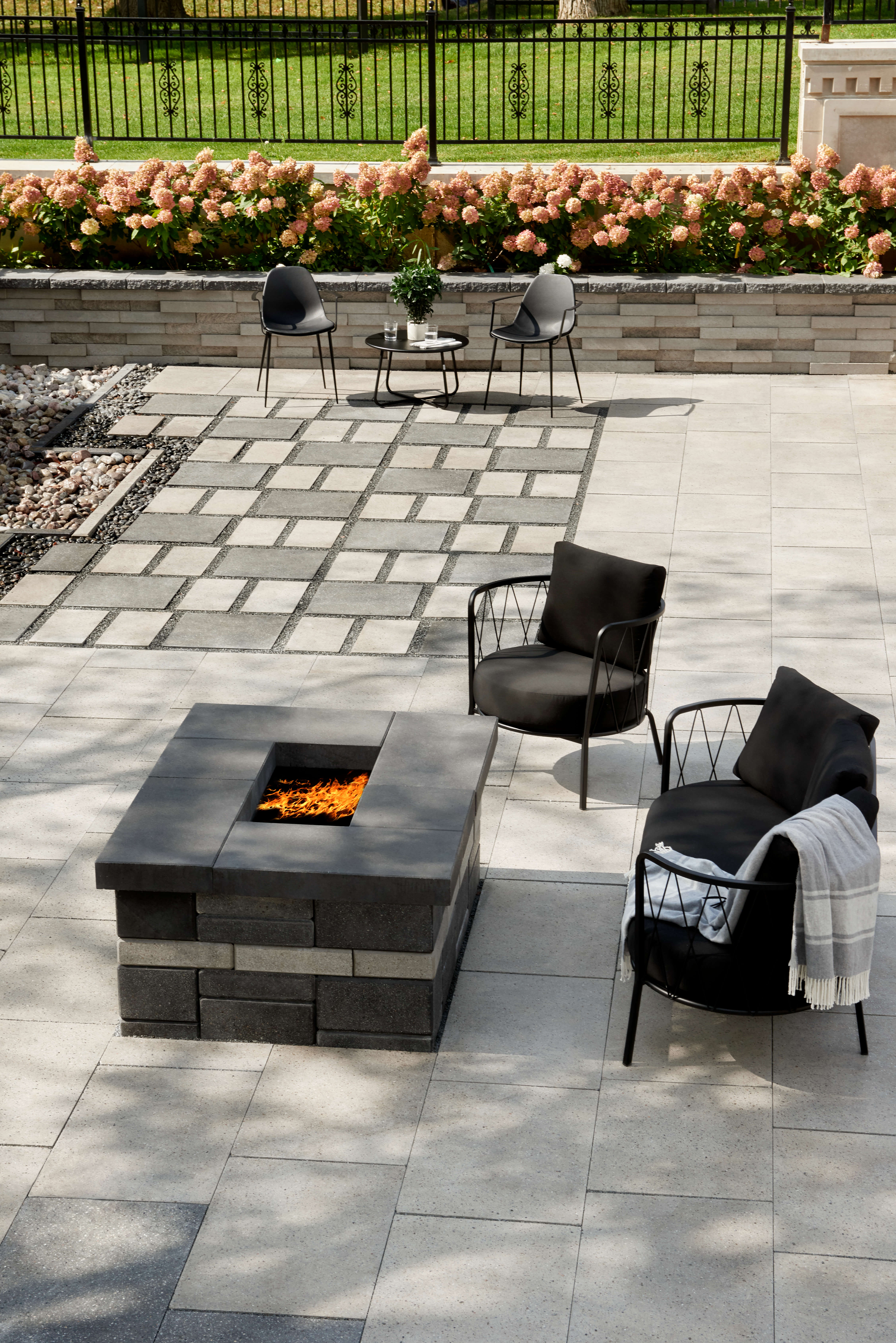 Raffinato Fire Pits And Outdoor Kitchens Techo Bloc with regard to proportions 4912 X 7360