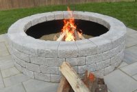 Random Stone Brown Round Fire Pit Kit Garden Fire Pit regarding size 768 X 1024