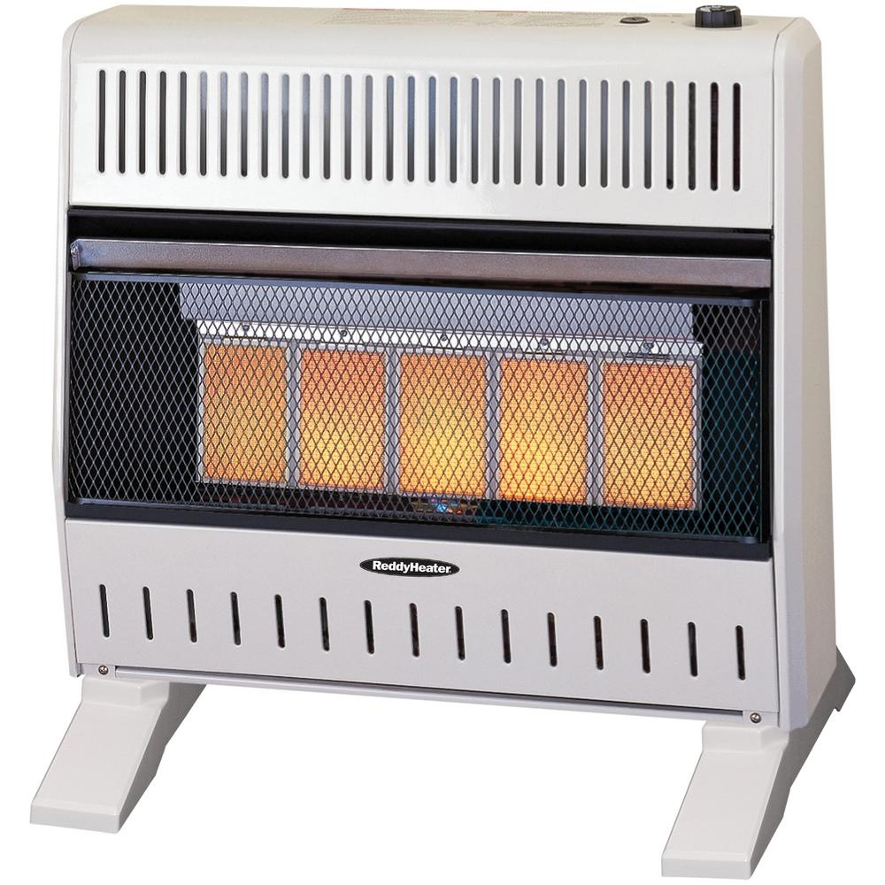 Reddy Heater 28000 Btu Unvented Infrared Propane Gas Wall Heater With Thermostat And Blower inside size 1000 X 1000