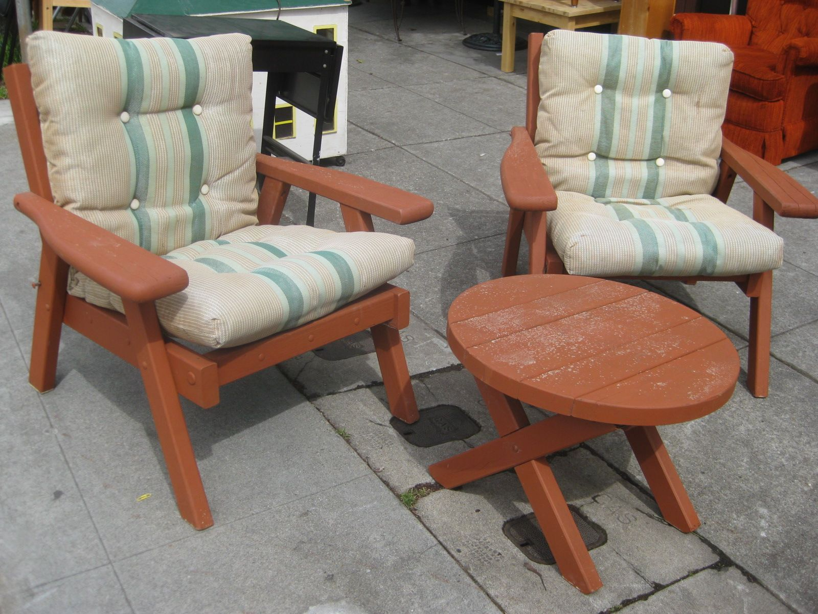 Redwood Patio Furniture Like Moms Patio Chairs Before I throughout sizing 1600 X 1200