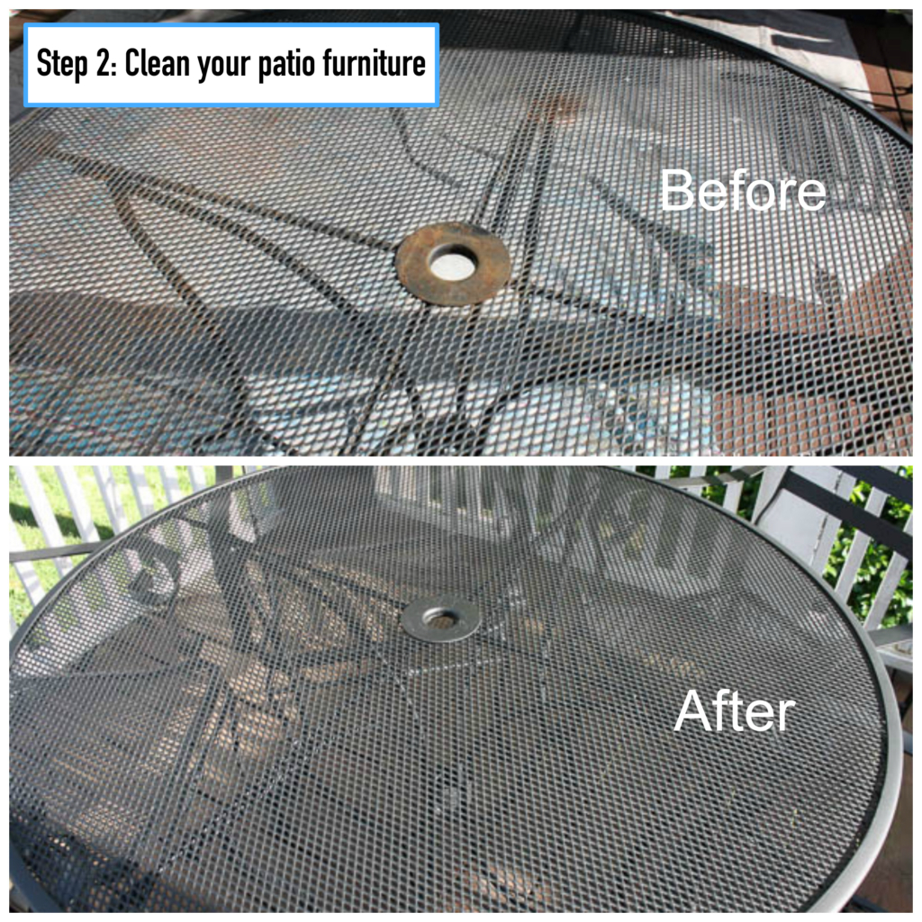 Refinishing Rusty Old Patio Furniture Patio Productions with regard to dimensions 1024 X 1024