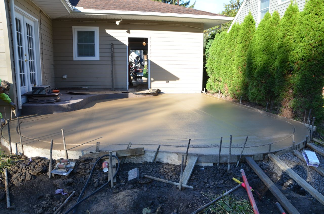 Remove Old Deck And Concrete Patio Replace With Stamped inside proportions 1280 X 848