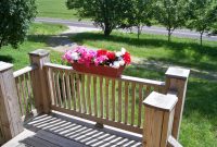 Rustic Flower Box Deck Flower Planter Deck Flower Box Indoor Flower Box Patio Flower Box Wood Center Piece Country Centerpiece for measurements 1500 X 1125