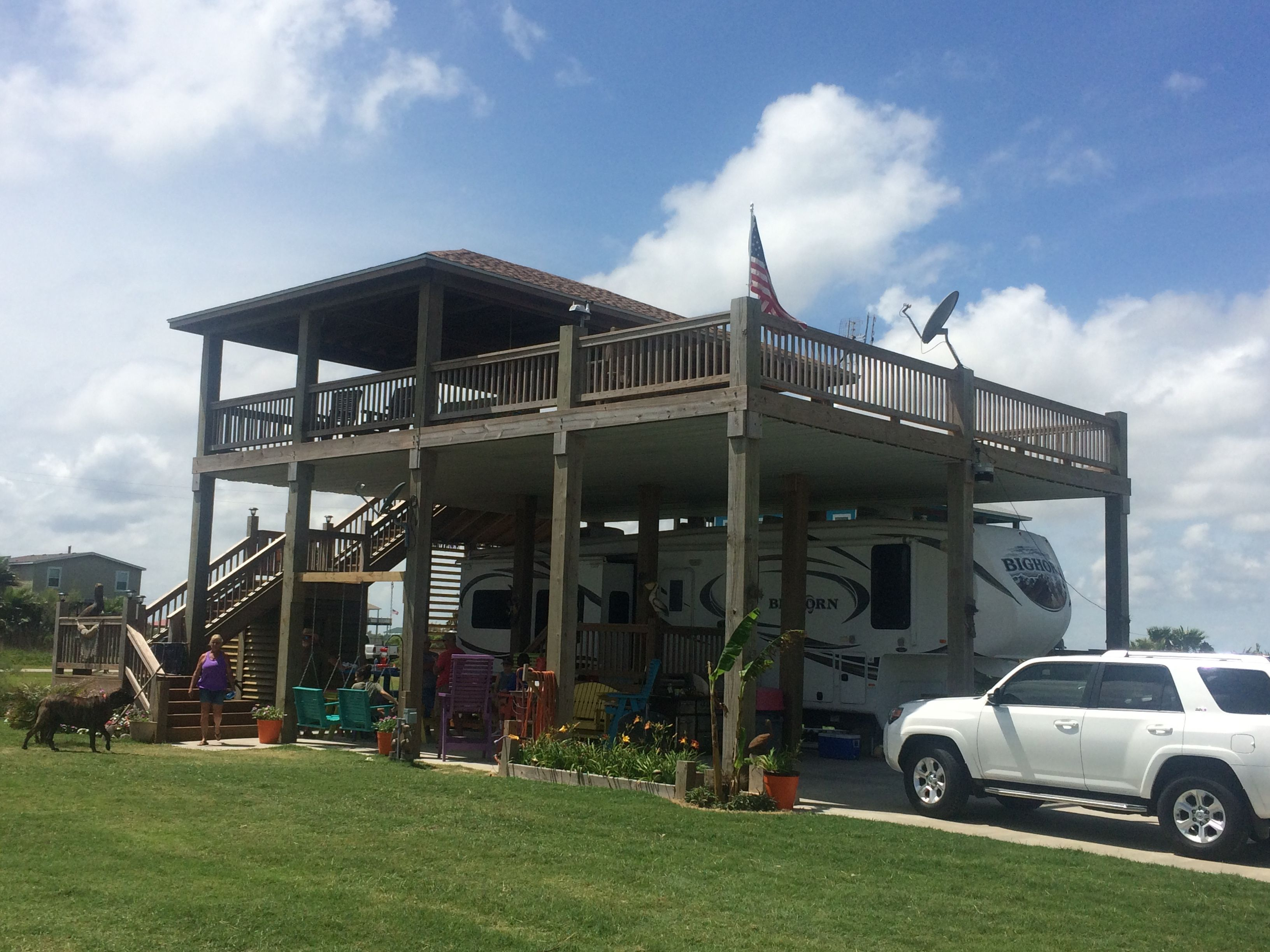 Rv Cover And Deck With A View Of The Ocean Rv Carports in proportions 3264 X 2448