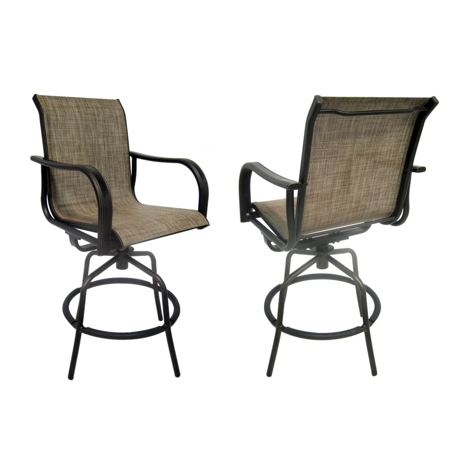 Safford Aluminum Swivel Patio Bar Height Chairs Of 4 intended for dimensions 900 X 900