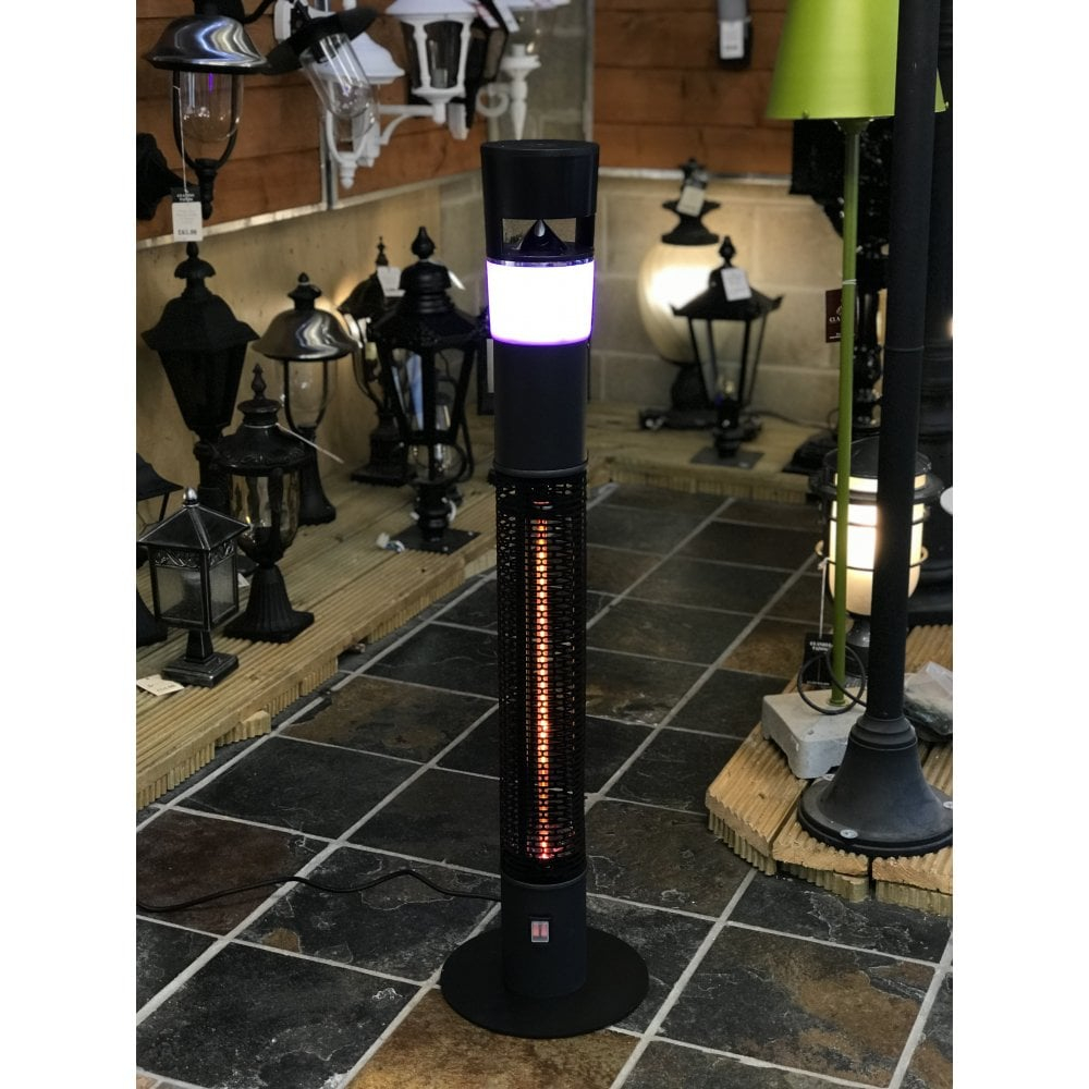 Schuller Outdoor Patio Heater With Bluetooth Speaker And Light in proportions 1000 X 1000