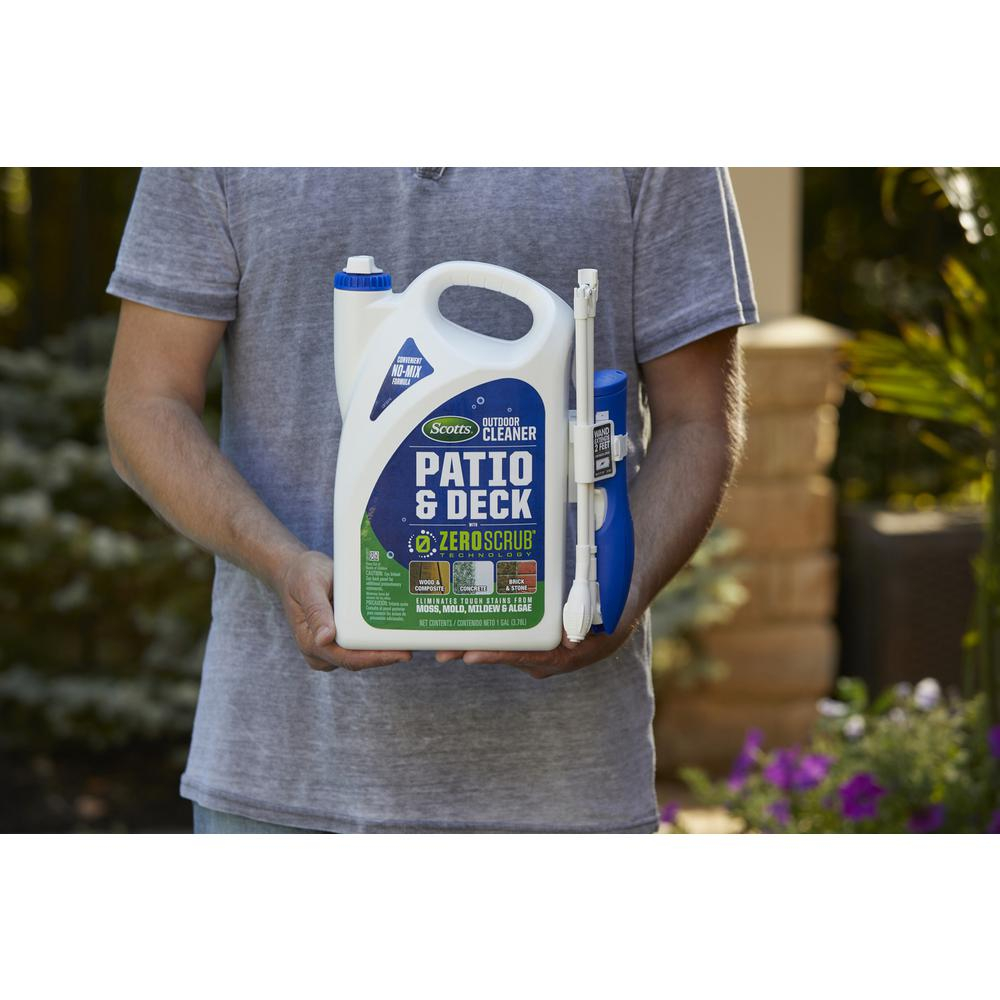 Scotts 128 Oz Deck Cleaner And Outdoor Patio With Zeroscrub intended for dimensions 1000 X 1000