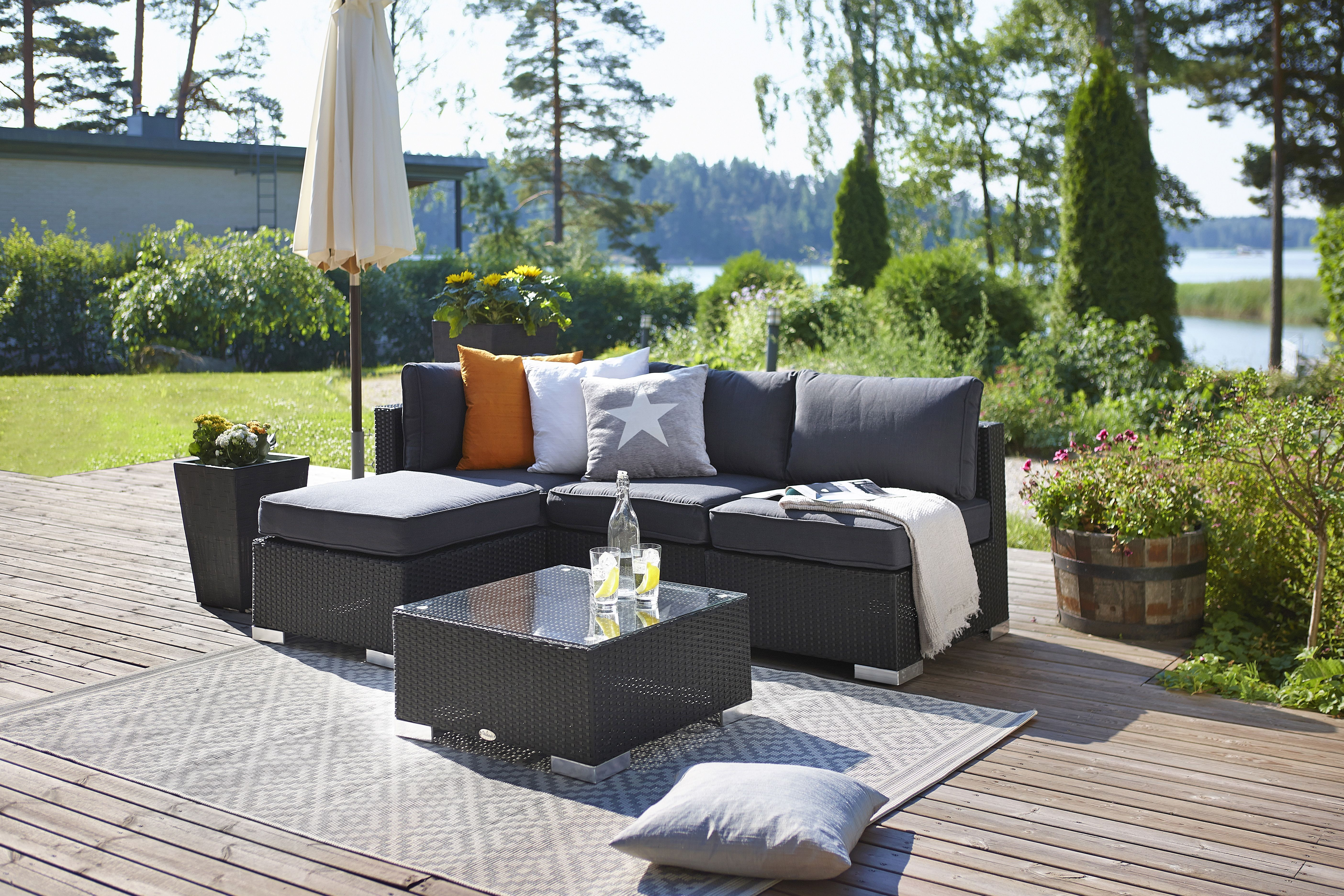 Select Divaanisohva Terrace Garden Outdoor Sectional with proportions 5616 X 3744