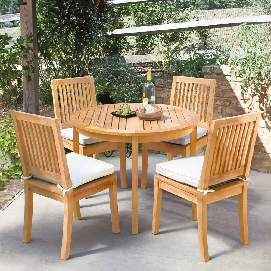 Seneca Sidechair Gardens Teak Dining Chairs Outdoor within dimensions 900 X 900