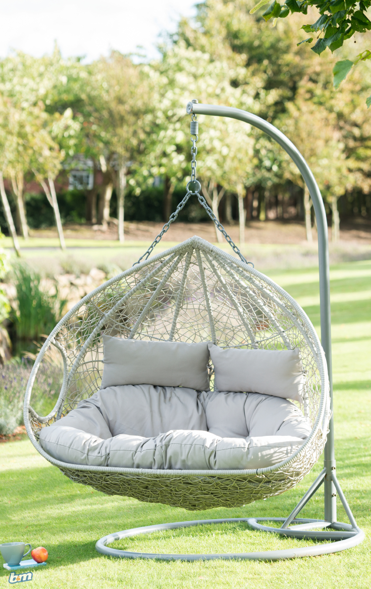 Siena Hanging Snuggle Egg Chair Relax In Your Garden With with size 735 X 1165