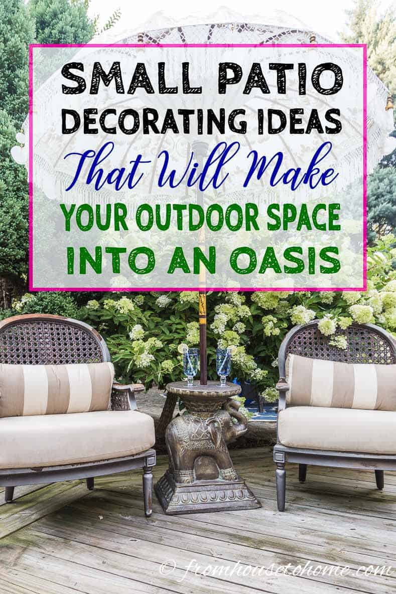 Small Patio Decorating Ideas That Make Your Deck Into An inside dimensions 789 X 1184