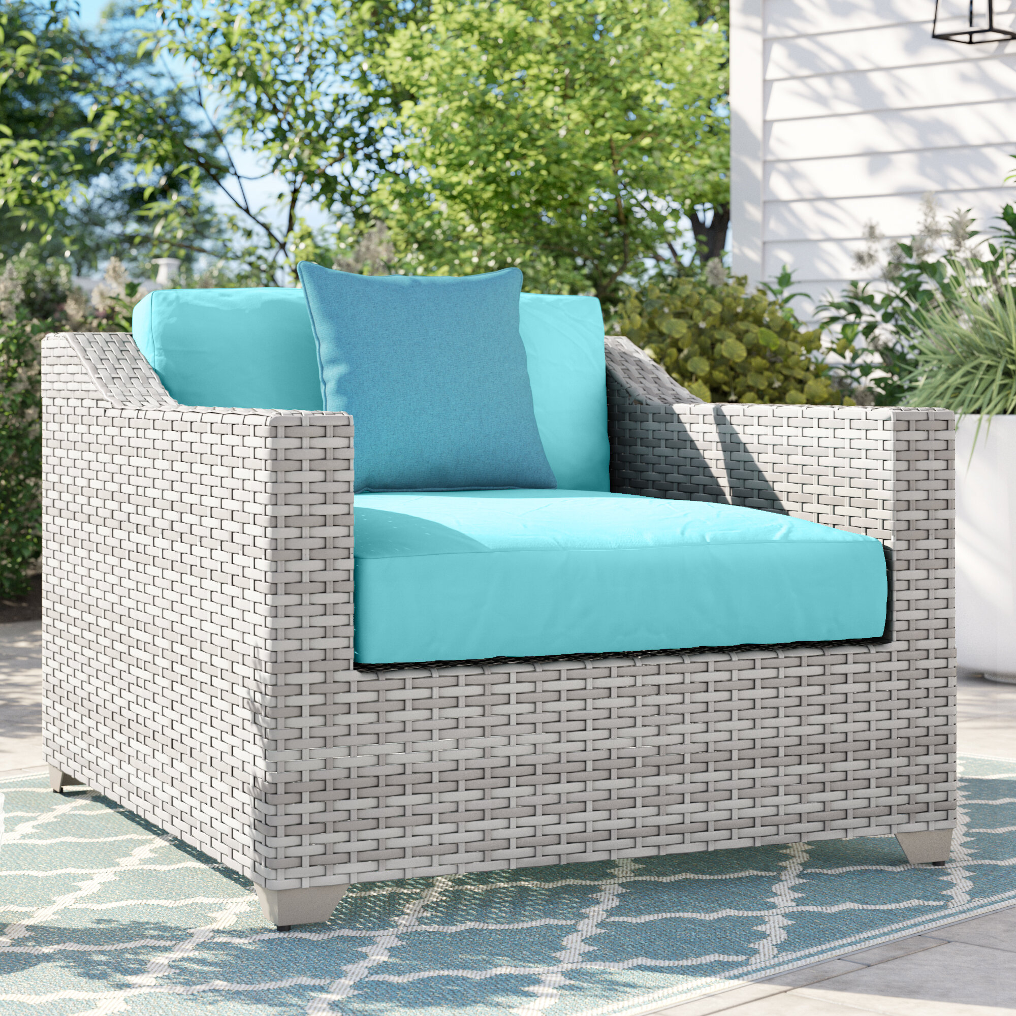 Sol 72 Outdoor Falmouth Patio Chair With Cushions Reviews intended for size 2000 X 2000