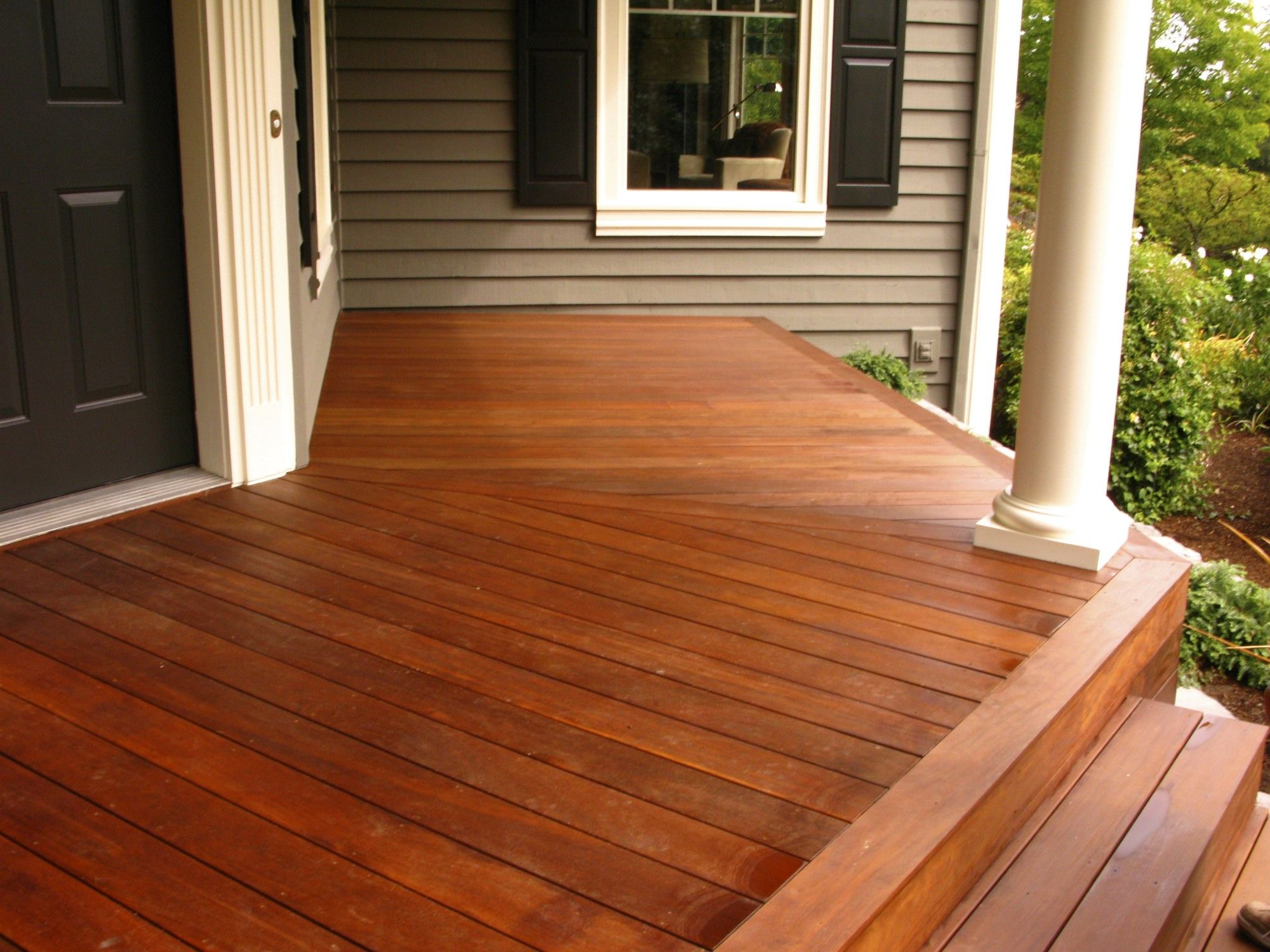Stained Cedar Deck Color In 2020 Cedar Deck Deck Stain pertaining to size 2000 X 1500