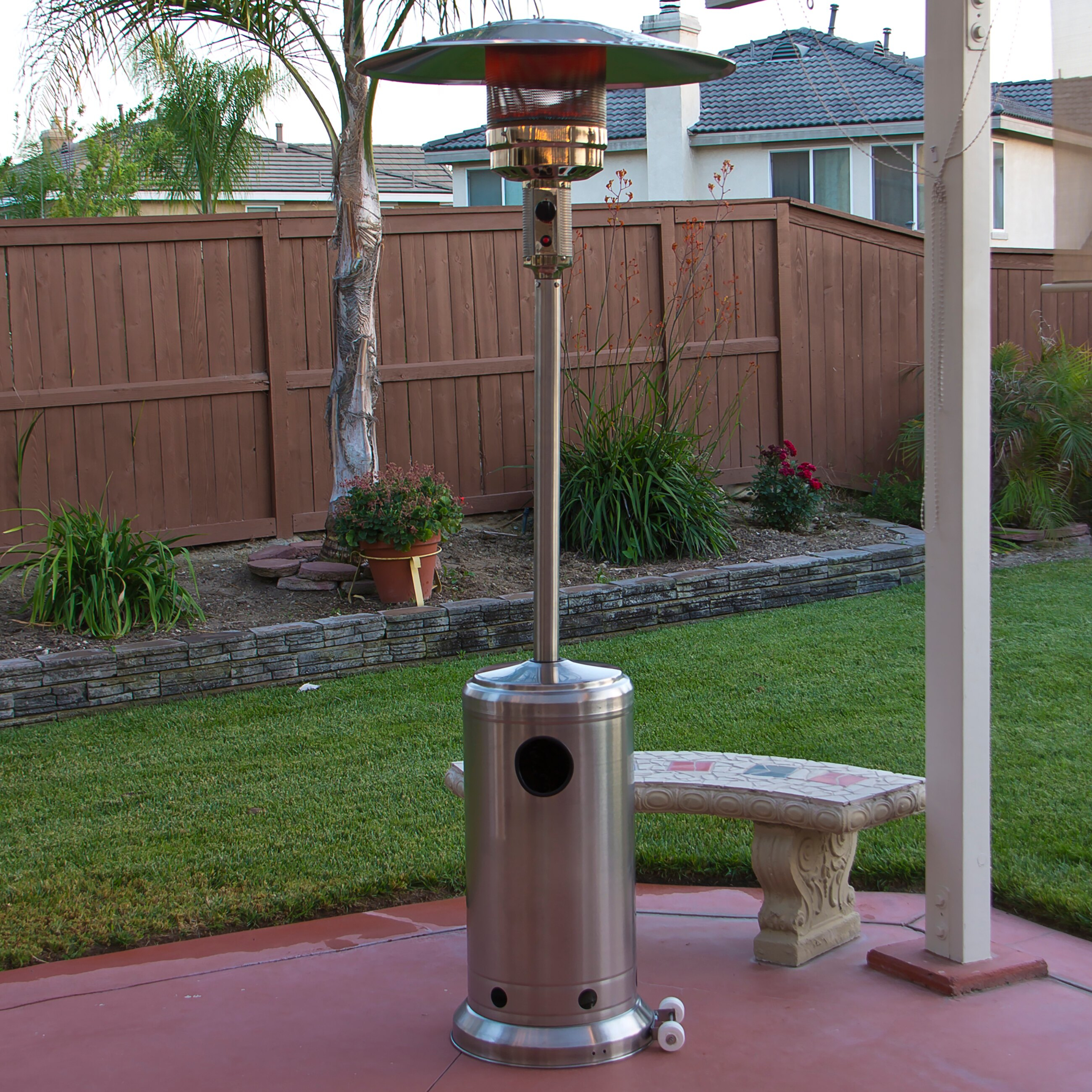 Stainless Steel Outdoor Patio Heater Propane Lp Gas Commercial Restaurant New in proportions 2600 X 2600