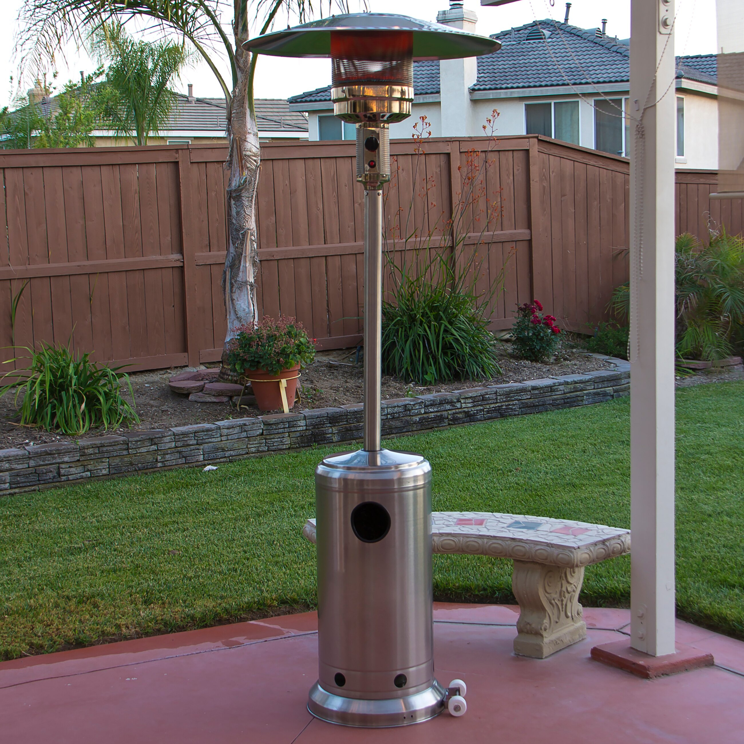 Stainless Steel Outdoor Patio Heater Propane Lp Gas Commercial Restaurant New intended for size 2600 X 2600