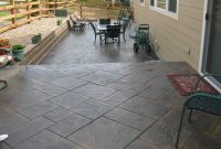 Stamped Concrete Under Deck Patio Decks Take A Walk Down within dimensions 1305 X 979