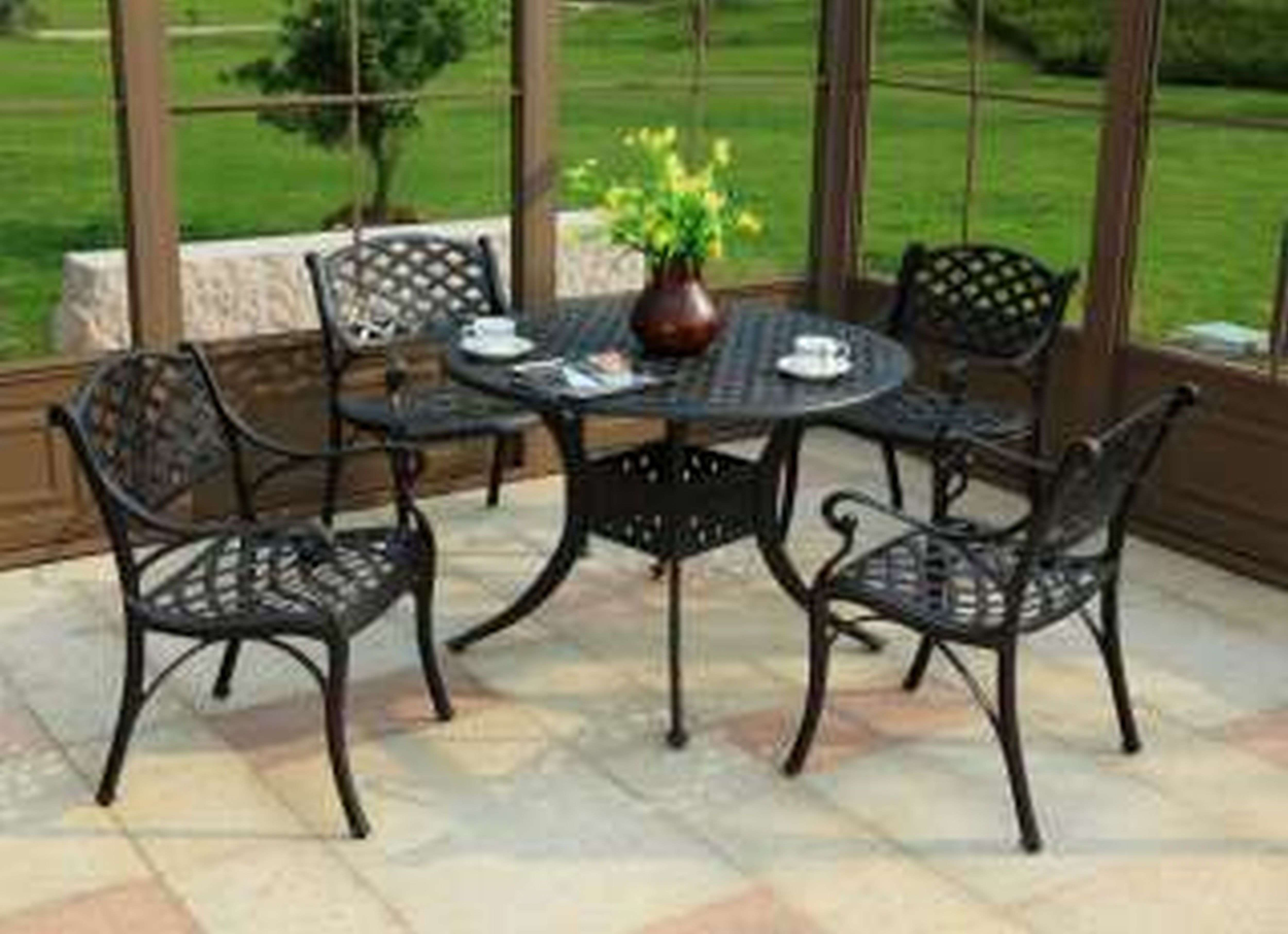 Steel Frame Aluminum Patio Furniture Versus Outdoor Which pertaining to size 5000 X 3625