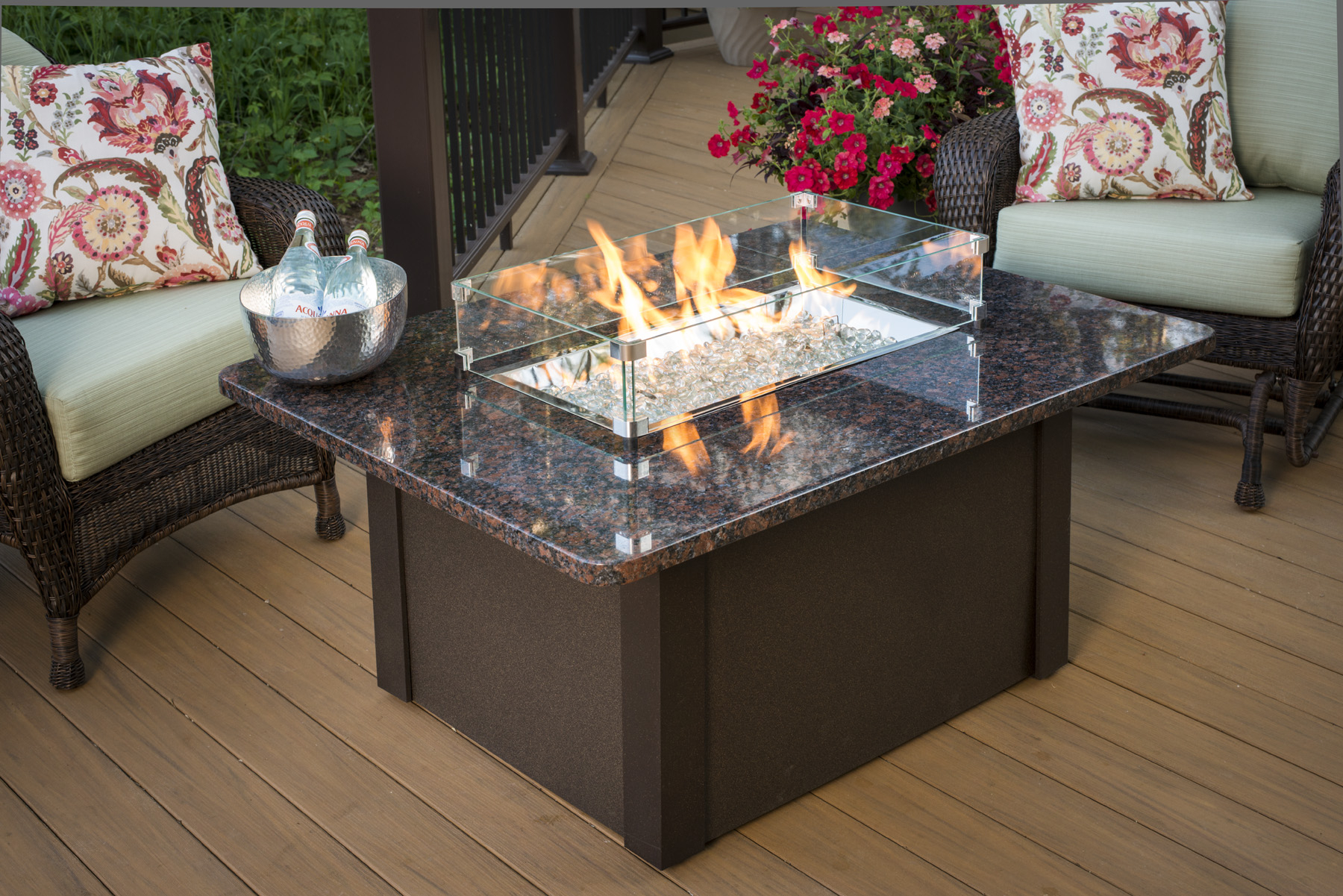 Stylish Deck Fire Pit Table Odd Outdoor Natural Ga Nice within sizing 1800 X 1201