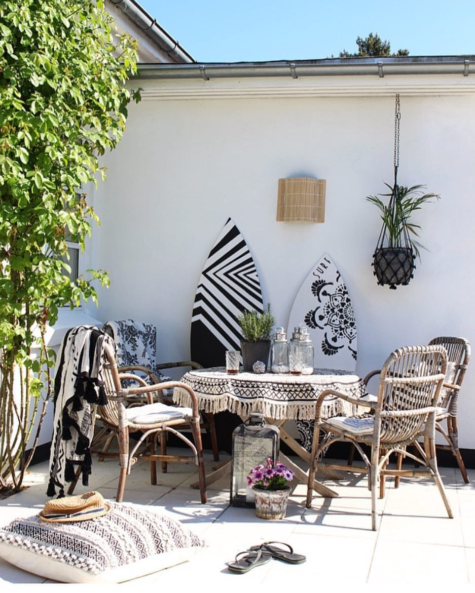 Summer Style White Black And Pale Wood Outdoor Veranda intended for measurements 937 X 1171