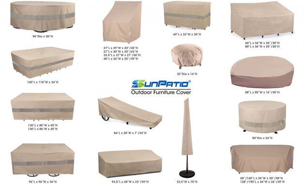 Sunpatio Outdoor Patio Furniture Cover Square Table And for dimensions 2560 X 1707