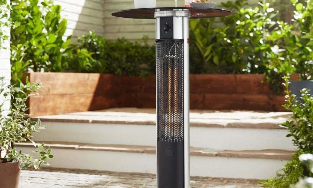 Swan Sh16320n Al Fresco Bar Table Patio Heater Two Power Settings 8001600w regarding dimensions 1000 X 1000