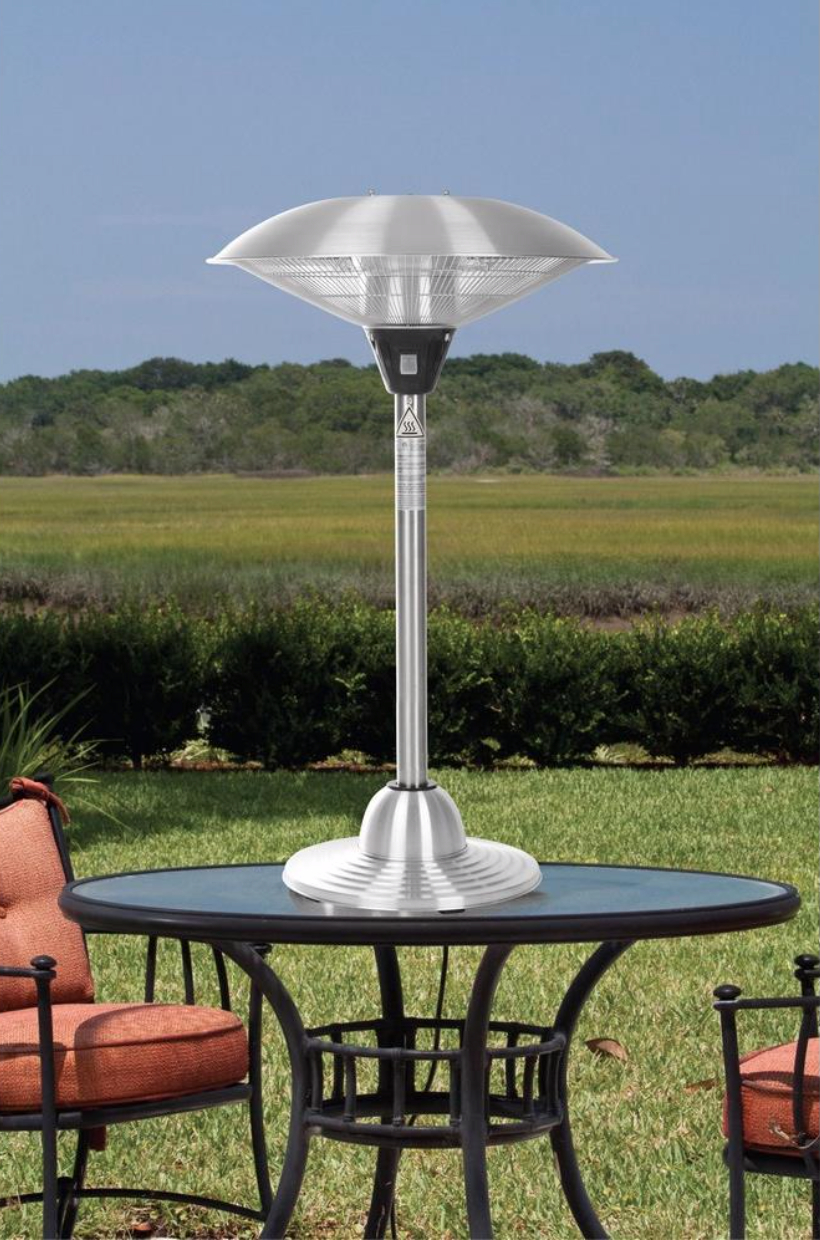 Table Top Round Patio Heater Patio Heater Fire Sense throughout size 820 X 1240