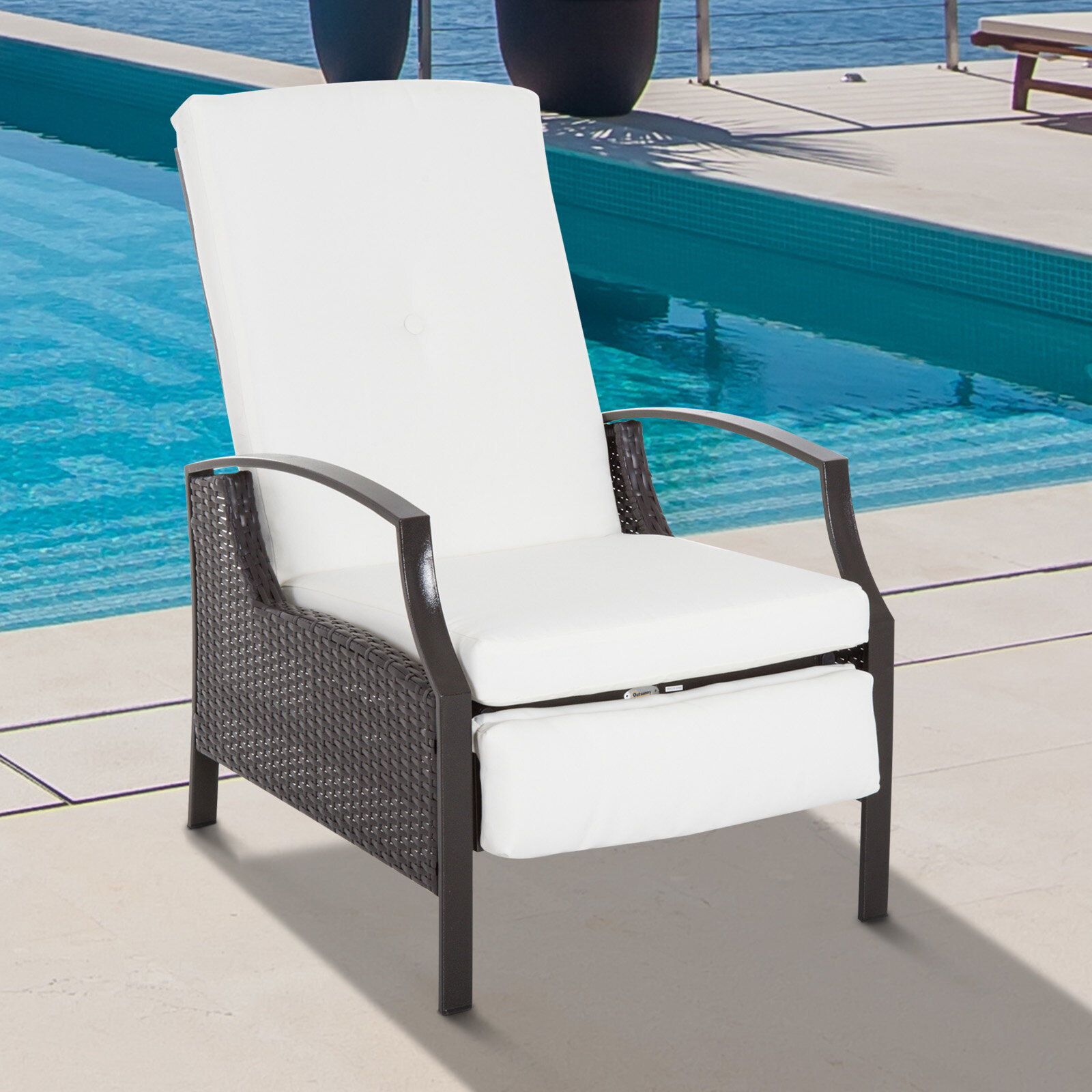 Tamia Patio Chair With Cushion inside dimensions 1600 X 1600