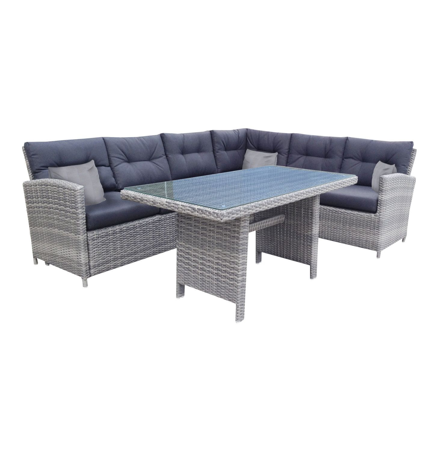 Terrace Leisure 220x100x90 Cm Provence Casual Dining Combo with regard to measurements 1460 X 1500