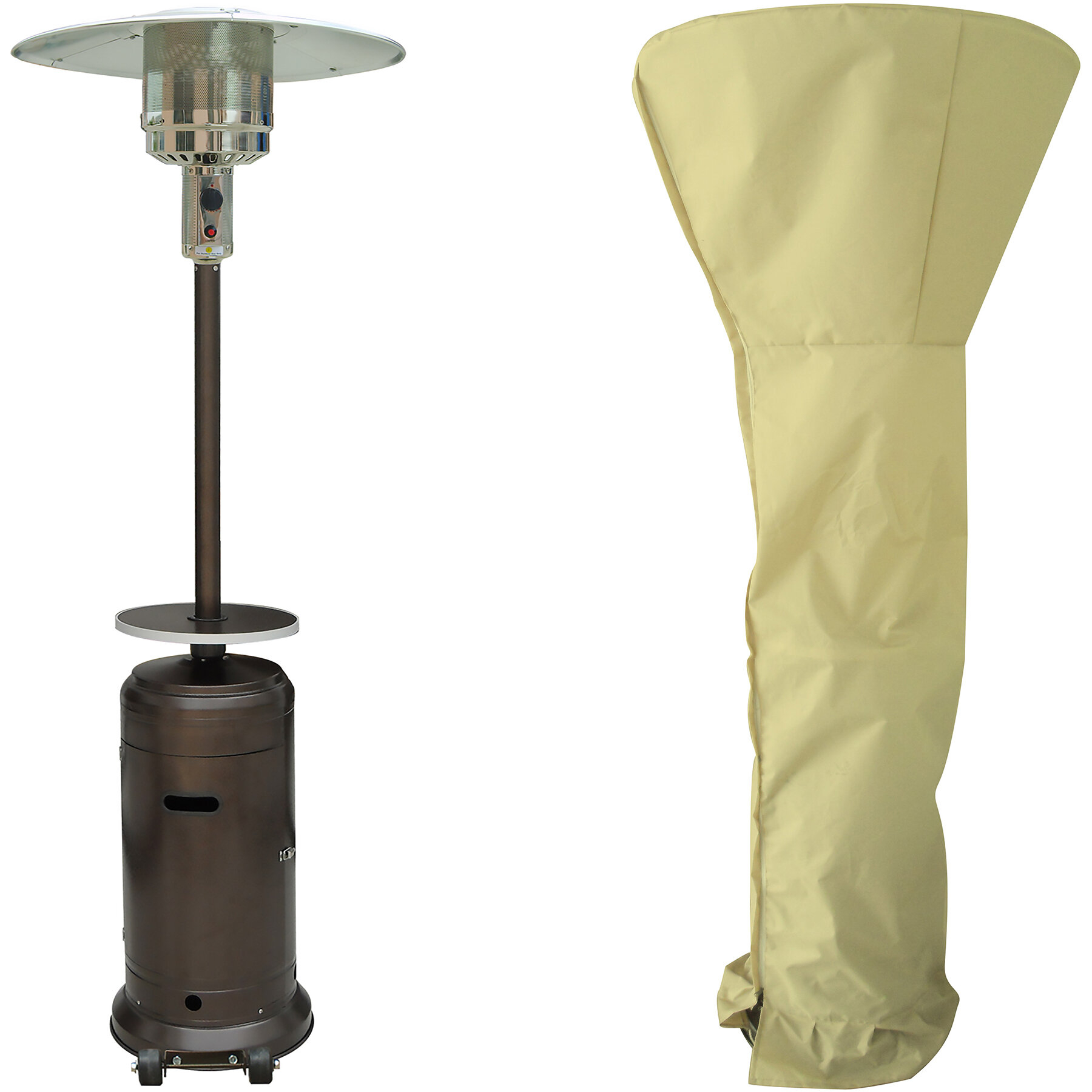 Tetbury Steel Umbrella 41000 Btu Propane Tabletop Patio Heater pertaining to dimensions 1800 X 1800